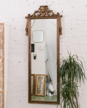 Load image into Gallery viewer, Ornate Gold Floor Mirror
