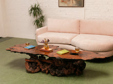 Load image into Gallery viewer, 84&quot; Wide Burlwood Coffee Table
