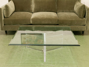 Post Modern Lucite Coffee Table