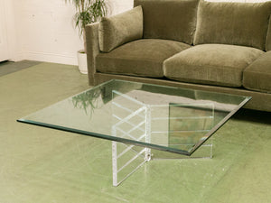 Post Modern Lucite Coffee Table