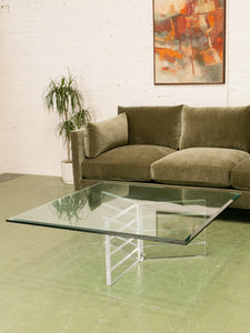 Post Modern Lucite Coffee Table