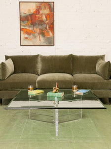 Post Modern Lucite Coffee Table