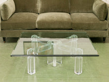 Load image into Gallery viewer, In The Manner of Charles Hollis Jones Lucite Coffee Table
