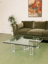 Load image into Gallery viewer, In The Manner of Charles Hollis Jones Lucite Coffee Table
