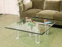 Load image into Gallery viewer, In The Manner of Charles Hollis Jones Lucite Coffee Table
