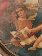 Load image into Gallery viewer, Antique Madonna of the Magnificat Gilded Frame by Botticelli
