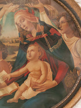 Load image into Gallery viewer, Antique Madonna of the Magnificat Gilded Frame by Botticelli
