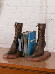 Rare Antique Boot Bookends