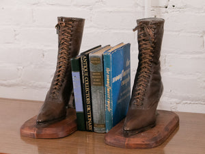 Rare Antique Boot Bookends