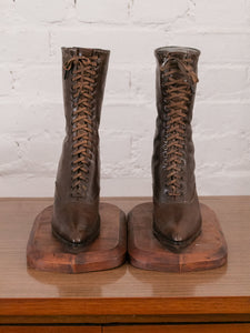 Rare Antique Boot Bookends