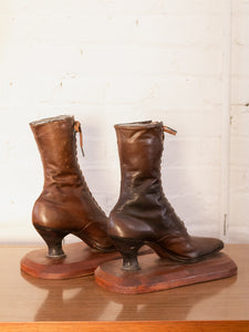 Rare Antique Boot Bookends