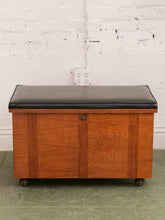 Load image into Gallery viewer, Black Top Vintage Bench/Chest by Lane
