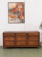 Load image into Gallery viewer, Elmwood Pecan Color 9 Drawer Dresser by American of Martinsville
