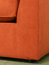 Load image into Gallery viewer, Diana Sectional Sofa in Groove Rust
