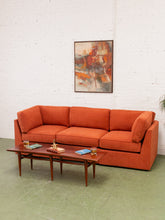 Load image into Gallery viewer, Diana Sectional Sofa in Groove Rust
