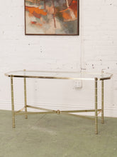 Load image into Gallery viewer, Brass Hollywood Entry Table
