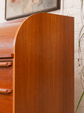 Load image into Gallery viewer, Danish Modern Tambour Secretary Desk
