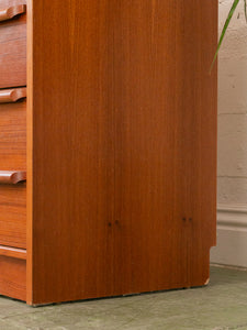 Danish Modern Tambour Secretary Desk