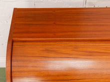 Load image into Gallery viewer, Danish Modern Tambour Secretary Desk
