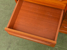 Load image into Gallery viewer, Danish Modern Tambour Secretary Desk
