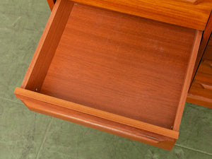 Danish Modern Tambour Secretary Desk