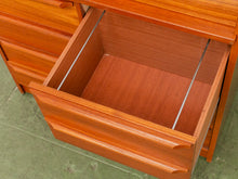 Load image into Gallery viewer, Danish Modern Tambour Secretary Desk
