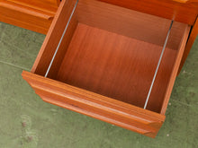 Load image into Gallery viewer, Danish Modern Tambour Secretary Desk
