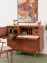 Load image into Gallery viewer, Secretary Desk Chest Of Drawers
