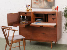 Load image into Gallery viewer, Secretary Desk Chest Of Drawers
