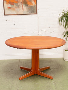 Danish Modern Teak Round Table