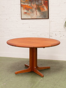 Danish Modern Teak Round Table