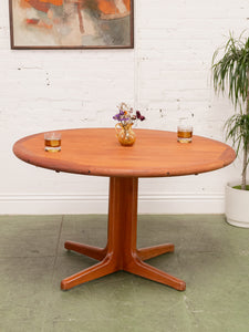 Danish Modern Teak Round Table