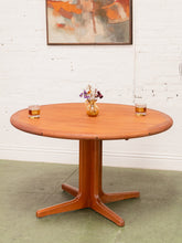 Load image into Gallery viewer, Danish Modern Teak Round Table
