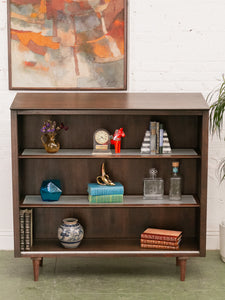 Walnut Vintage Display Cabinet