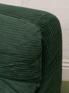 Green Lounger with Ottoman