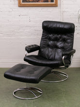 Load image into Gallery viewer, Ekkornes Leather Chair and Ottoman
