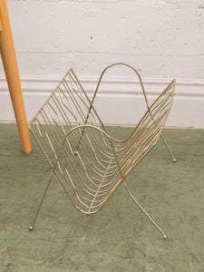 Gold Magazine Rack