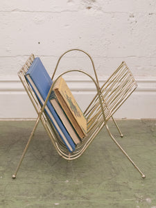 Gold Magazine Rack