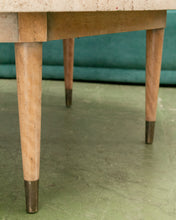 Load image into Gallery viewer, Travertine Vintage Coffee Table
