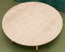 Load image into Gallery viewer, Travertine Vintage Coffee Table
