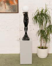 Load image into Gallery viewer, Art Deco Style Lamp LUMINA Standing Ceramic Sculpture Max Le Verrier
