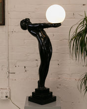 Load image into Gallery viewer, Art Deco Style Lamp LUMINA Standing Ceramic Sculpture Max Le Verrier
