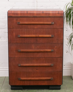 Waterfall Art Deco Highboy