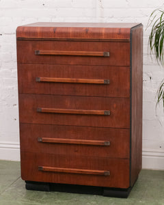 Waterfall Art Deco Highboy