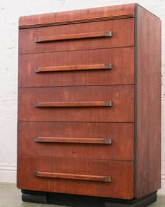 Waterfall Art Deco Highboy