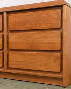 Oak Boho Chest of Dresser