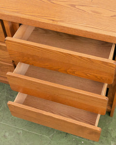 Oak Boho Chest of Dresser