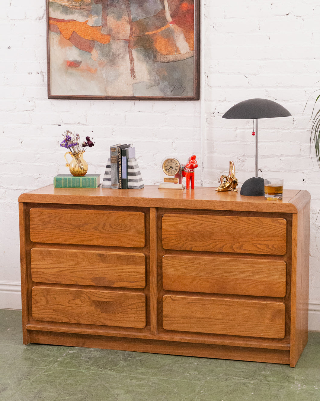 Oak Boho Chest of Dresser