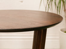 Load image into Gallery viewer, Walnut Round Side Table
