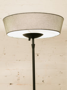 Torchiere Floor Lamp in Black